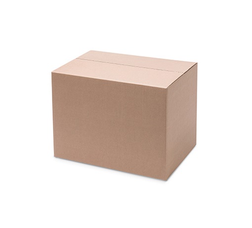 картинка Небольшая картонная коробка для переезда